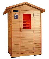BamX 1 Person Ceramic Outdoor Sauna